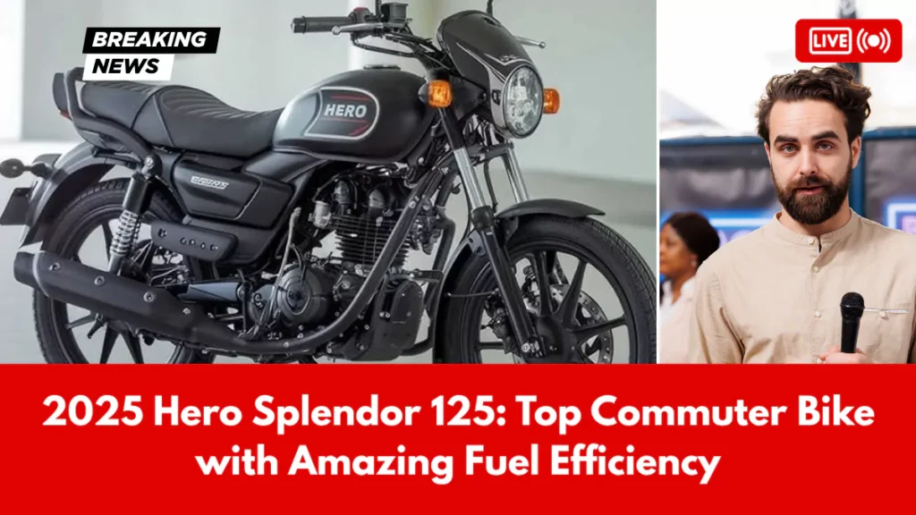 2025 Hero Splendor 125 Top Commuter Bike with Amazing Fuel Efficiency