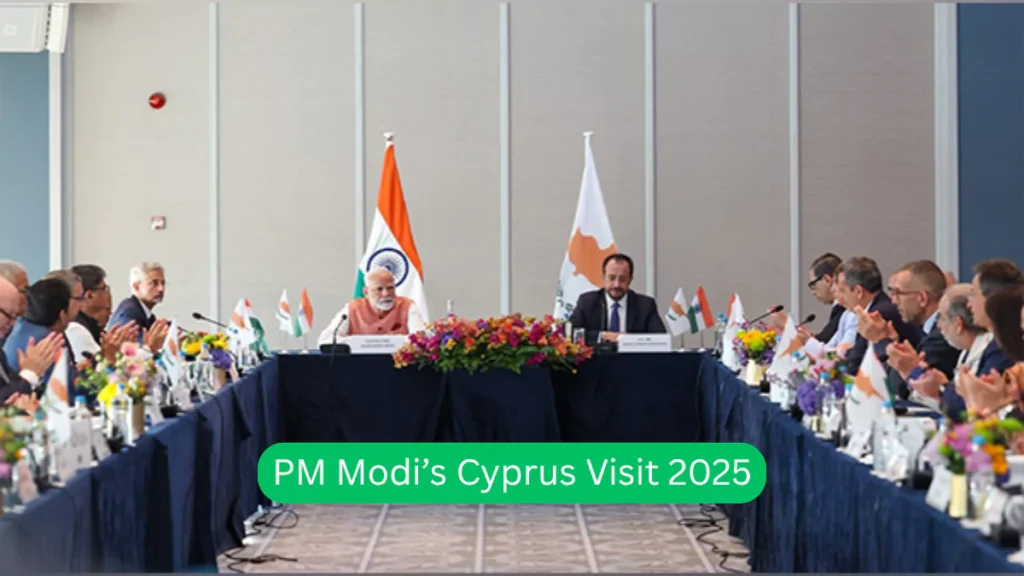 PM Modi’s Cyprus Visit 2025 Why It Matters for India, and What’s the Turkey Connection