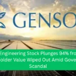 Gensol Engineering Stock Plunges 94% from Peak Shareholder Value Wiped Out Amid Governance Scandal
