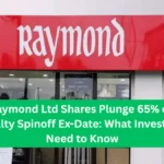 Raymond Ltd Shares Plunge 65% on Realty Spinoff Ex-Date