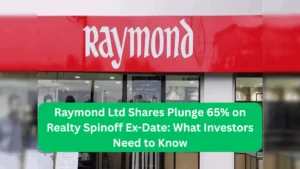 Raymond Ltd Shares Plunge 65% on Realty Spinoff Ex-Date