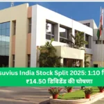 Vesuvius India Stock Split 2025 110 स्प्लिट और ₹14.50 डिविडेंड की घोषणा