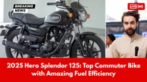 2025 Hero Splendor 125 Top Commuter Bike with Amazing Fuel Efficiency