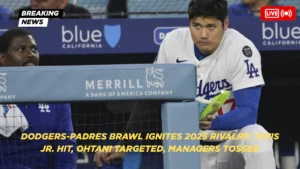 Dodgers-Padres Brawl Ignites 2025 Rivalry Tatis Jr. Hit, Ohtani Targeted, Managers Tossed