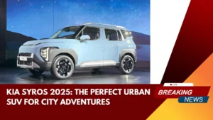 Kia Syros 2025 The Perfect Urban SUV for City Adventures