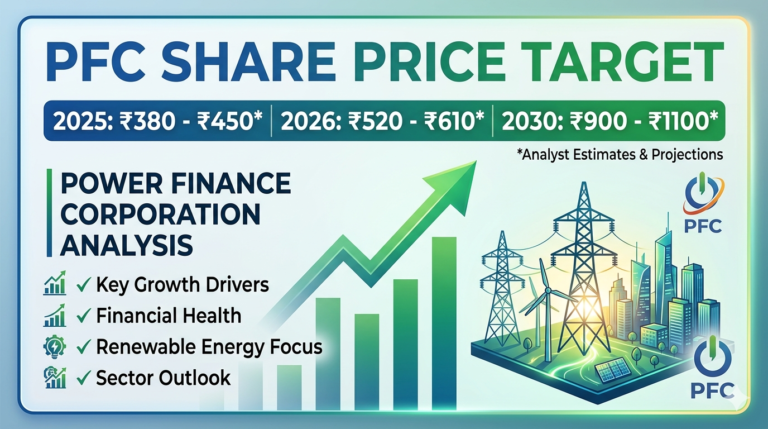 PFC Share Price Target 2025, 2026, 2030 | Power Finance Corporation Analysis